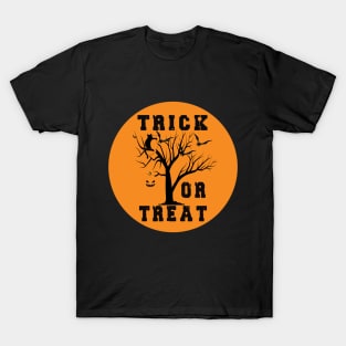 trick or treat funny and happy halloween costume T-Shirt